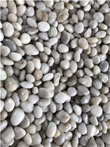 White Pebbles For Paving Decoration Walkway Pebble Stone